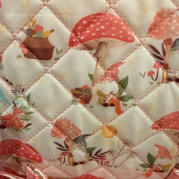 Everything Mary “Gnomes & Mushrooms” Tote Organizer (New With Tags) - Picture 5 of 7